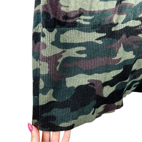 Sanctuary Camouflage Open Front Cardigan with Pockets XS/S - Picture 5 of 9